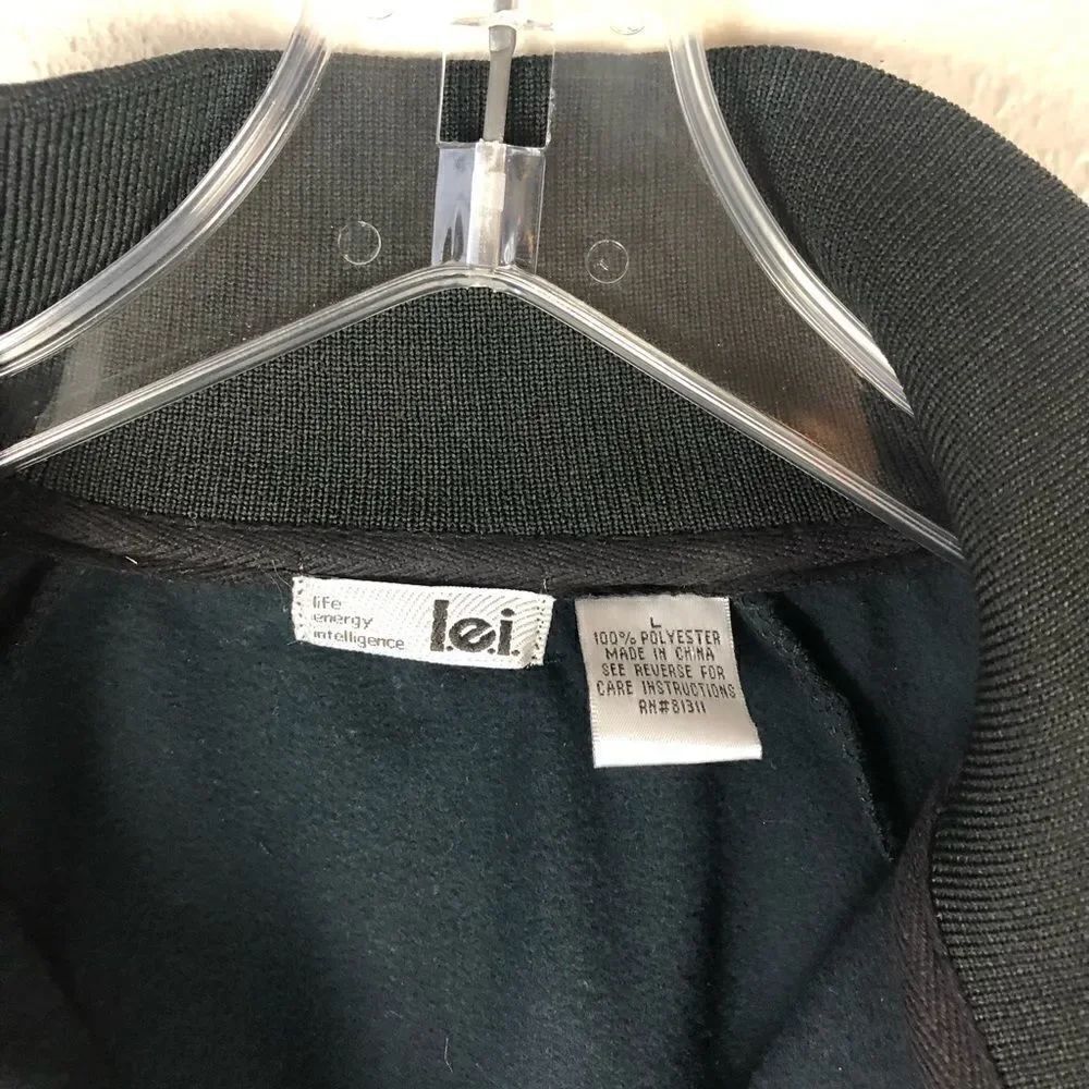 NWT L.E.I. Gym Matching Zipper Sweat Jacket & Pant - Picture 2 of 8
